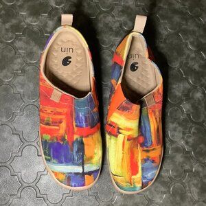 UIN Women's Canvas Fashion Painted Shoes